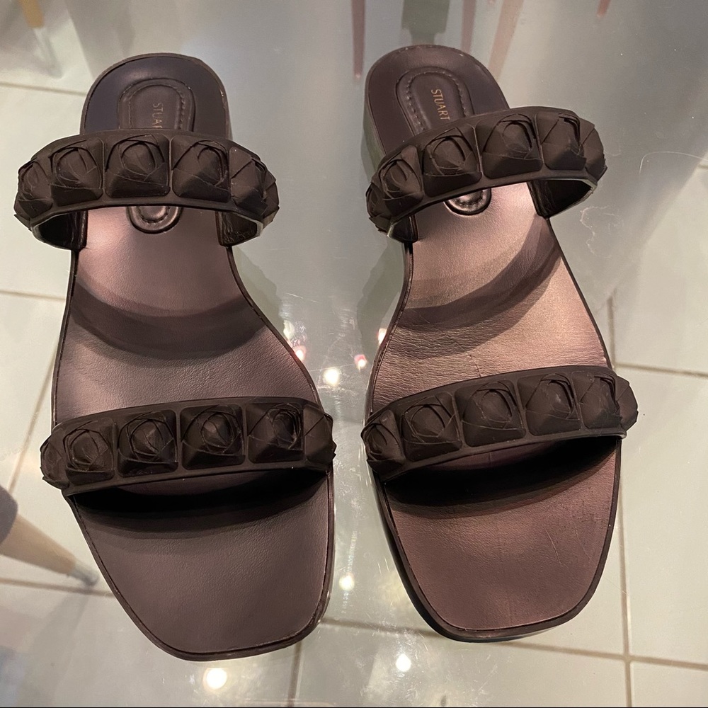 Stuart Weitzman Rosita Slide Sandals - Size 8.5